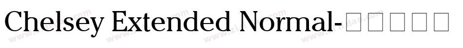 Chelsey Extended Normal字体转换